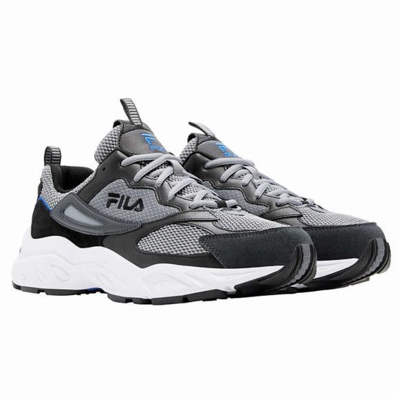 Men’s Envizion Fila  Running Walking Casual Shoe Grey‎ / Black/ Blue main image 4